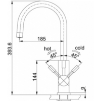 Смеситель Franke Eos Clear Water [120.0179.979] - Превью изображения №3 — Интернет-магазин ПроЗаказ