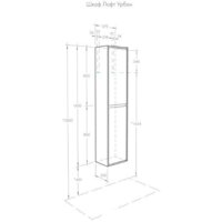  Акватон Шкаф-пенал Лофт Урбан 1A248103LQX60 - Превью изображения №3 — Интернет-магазин ПроЗаказ