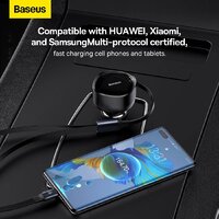 Автомобильное зарядное Baseus Enjoyment Pro 2-in-1 Car Charger C+L 60W C00057802111-02 - Превью изображения №15 — Интернет-магазин ПроЗаказ