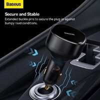 Автомобильное зарядное Baseus Enjoyment Pro 2-in-1 Car Charger C+L 60W C00057802111-02 - Превью изображения №16 — Интернет-магазин ПроЗаказ