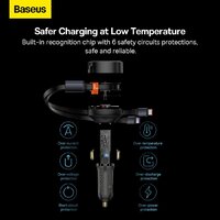 Автомобильное зарядное Baseus Enjoyment Pro 2-in-1 Car Charger C+L 60W C00057802111-02 - Превью изображения №17 — Интернет-магазин ПроЗаказ