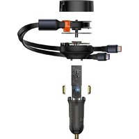 Автомобильное зарядное Baseus Enjoyment Pro 2-in-1 Car Charger C+L 60W C00057802111-02 - Превью изображения №7 — Интернет-магазин ПроЗаказ