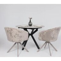 Стул с подлокотниками Мамадома Shelly-R 360 (m04 Grey Beige Lux/капучино) - Превью изображения №4 — Интернет-магазин ПроЗаказ