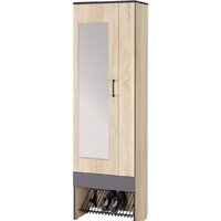 Шкаф распашной Аквилон Эльза №2 с зеркалом (дуб сонома) - Превью изображения №4 — Интернет-магазин ПроЗаказ