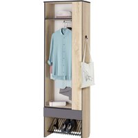 Шкаф распашной Аквилон Эльза №2 с зеркалом (дуб сонома) - Превью изображения №5 — Интернет-магазин ПроЗаказ