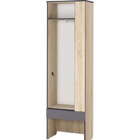 Шкаф распашной Аквилон Эльза №2 с зеркалом (дуб сонома) - Превью изображения №3 — Интернет-магазин ПроЗаказ