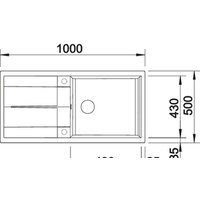Кухонная мойка Blanco Metra XL 6 S 525931 (черный) - Превью изображения №2 — Интернет-магазин ПроЗаказ