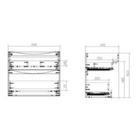  BelBagno Тумба под умывальник Marino-H60-700-2C-SO-RN-P (rovere nature) - Превью изображения №3 — Интернет-магазин ПроЗаказ