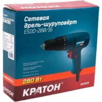 Дрель-шуруповерт Кратон ESDD-280/16 Hobby 30201028 - Превью изображения №3 — Интернет-магазин ПроЗаказ