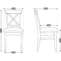 Стул Лидер Мебель Ингольф тон 15 (прозрачный лак) - Превью изображения №14 — Интернет-магазин ПроЗаказ