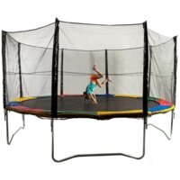 Батут Sundays Acrobat-D490 (зеленый, с сеткой) - Превью изображения №2 — Интернет-магазин ПроЗаказ