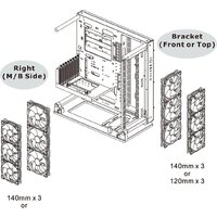 Корпус Thermaltake Core P3 TG Pro Snow CA-1G4-00M6WN-09 - Превью изображения №14 — Интернет-магазин ПроЗаказ