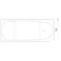 Ванна White Wave Classic L-1500 150x75 - Превью изображения №2 — Интернет-магазин ПроЗаказ
