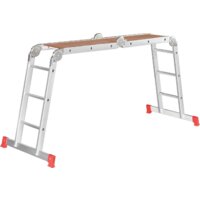 Лестница-трансформер Новая высота NV 233 трансформер с помостом 4x5 ступеней - Превью изображения №2 — Интернет-магазин ПроЗаказ