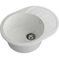 Кухонная мойка GranFest Rondo 580L (иней) - Превью изображения №3 — Интернет-магазин ПроЗаказ