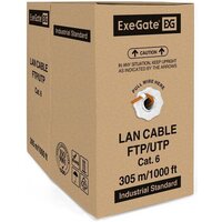 Кабель ExeGate FUTP4-C6-CU-S23-IN-LSZH-OR-305-FLUKE FTP - Превью изображения №2 — Интернет-магазин ПроЗаказ