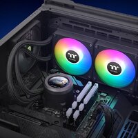 Система жидкостного охлаждения для процессора Thermaltake TH280 V2 Ultra EX ARGB CL-W416-PL14SW-A - Превью изображения №6 — Интернет-магазин ПроЗаказ