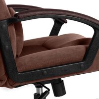 Игровое (геймерское) кресло TetChair Driver (флок/ткань, коричневый) - Превью изображения №9 — Интернет-магазин ПроЗаказ