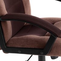 Игровое (геймерское) кресло TetChair Driver (флок/ткань, коричневый) - Превью изображения №10 — Интернет-магазин ПроЗаказ