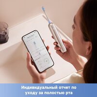 Электрическая зубная щетка Trouver 3D Clean Electric Toothbrush ATB15A (серебристый) - Превью изображения №6 — Интернет-магазин ПроЗаказ