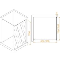 Душевая стенка RGW WA-002W 35100212-15 120 (белый/прозрачное стекло) - Превью изображения №2 — Интернет-магазин ПроЗаказ