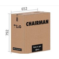 Офисное кресло CHAIRMAN 600 (экопремиум, черный) - Превью изображения №6 — Интернет-магазин ПроЗаказ