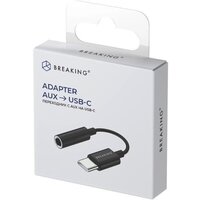 Адаптер Breaking 24560 USB Type-C - 3.5 Jack (черный) - Превью изображения №2 — Интернет-магазин ПроЗаказ