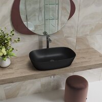 Умывальник Lauter 21393-60-A + клапан 21190W + сифон 21635W (белый матовый) - Превью изображения №9 — Интернет-магазин ПроЗаказ