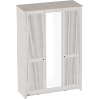 Мебельград Валенсия 3-х дверный 150x57.6x221 (персидский жемчуг /дуб натуральный светлый)