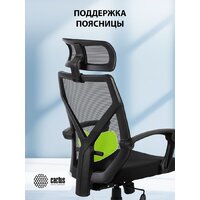 Офисное кресло CACTUS CS-MC414-BK (черный) - Превью изображения №10 — Интернет-магазин ПроЗаказ