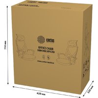 Офисное кресло CACTUS CS-MC414-BK (черный) - Превью изображения №6 — Интернет-магазин ПроЗаказ