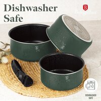 Набор кастрюль Berlinger Haus Matte Green Collection BH-8423 - Превью изображения №2 — Интернет-магазин ПроЗаказ