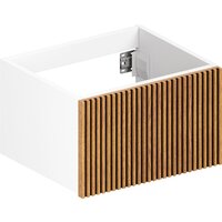 ЗОВ Тумба под умывальник Кито 50 K50LW0MRMC (белый/тростник)