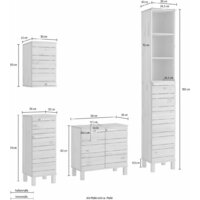  Диприз Шкаф-пенал Джосси Д.7155-2.01 (белый воск) - Превью изображения №2 — Интернет-магазин ПроЗаказ