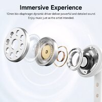 Наушники QCY MeloBuds N50 (белый) - Превью изображения №7 — Интернет-магазин ПроЗаказ