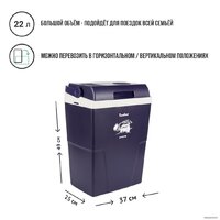 Термоэлектрический автохолодильник Tesler TCF-2212 - Превью изображения №5 — Интернет-магазин ПроЗаказ
