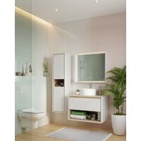  Cersanit Тумба под умывальник со столешницей Louna 80 SZ-LOU80-BL/WH - Превью изображения №4 — Интернет-магазин ПроЗаказ