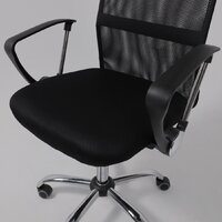 Офисное кресло AksHome Aria (ткань/сетка/экокожа, черный) - Превью изображения №13 — Интернет-магазин ПроЗаказ