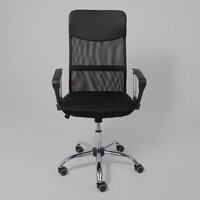 Офисное кресло AksHome Aria (ткань/сетка/экокожа, черный) - Превью изображения №5 — Интернет-магазин ПроЗаказ