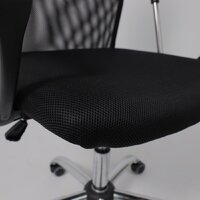 Офисное кресло AksHome Aria (ткань/сетка/экокожа, черный) - Превью изображения №9 — Интернет-магазин ПроЗаказ