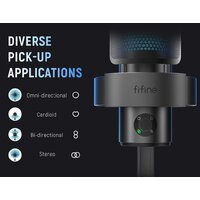 Проводной микрофон FIFINE A9 (черный) - Превью изображения №6 — Интернет-магазин ПроЗаказ