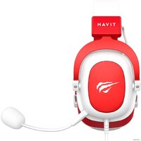 Наушники Havit Gamenote H2002d (белый/красный) - Превью изображения №3 — Интернет-магазин ПроЗаказ