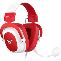 Наушники Havit Gamenote H2002d (белый/красный) - Превью изображения №2 — Интернет-магазин ПроЗаказ