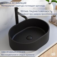 Умывальник Lauter Oliva 21O486DB (Deep Black) - Превью изображения №3 — Интернет-магазин ПроЗаказ