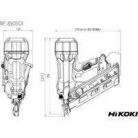 Гвоздезабиватель Hikoki NR1890DCAWQZ (с 2-мя АКБ, кейс) - Превью изображения №11 — Интернет-магазин ПроЗаказ