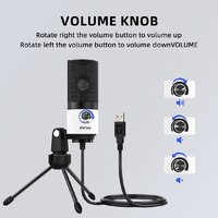 Проводной микрофон FIFINE K669 (белый) - Превью изображения №9 — Интернет-магазин ПроЗаказ