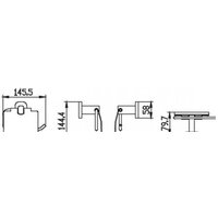 Держатель для туалетной бумаги Kaiser Oval KH-2040 - Превью изображения №2 — Интернет-магазин ПроЗаказ
