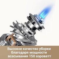 Пылесос Dreame Cordless Vacuum Cleaner R10 Pro Aqua - Превью изображения №6 — Интернет-магазин ПроЗаказ