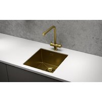 Кухонная мойка Granula GR-4445U (золото сатин) - Превью изображения №2 — Интернет-магазин ПроЗаказ