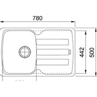 Кухонная мойка Franke Antea AZG 611-78 (серый) - Превью изображения №2 — Интернет-магазин ПроЗаказ